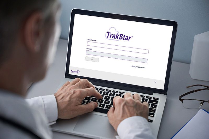 TrakStar computer with Doctor typing